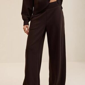 NWT Aerie Apres-Chill Trouser in Deep Earth- Small